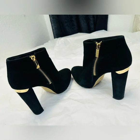 Michael Kors Black Heeled Boots - Picture 3 of 9